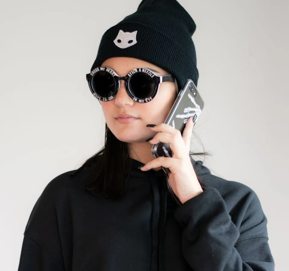 Ghost Cat Logo Beanie