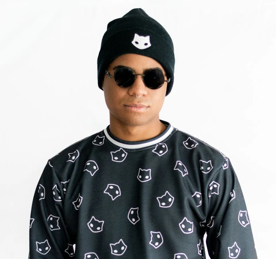 Ghost Cat Logo Beanie