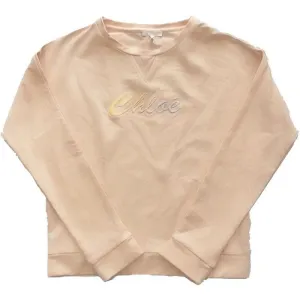 Girls Peach Logo Sweatshirt
