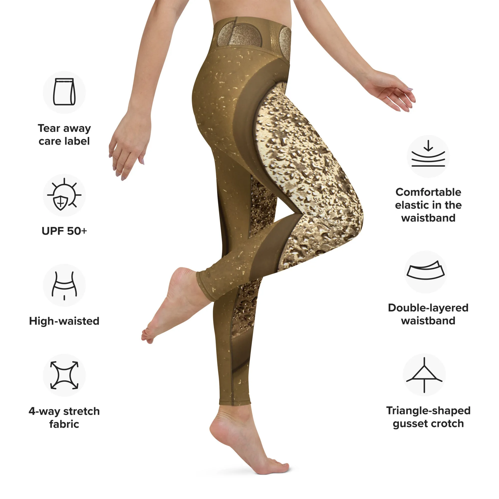 Go Gold Yoga Leggings