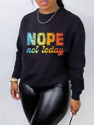 Gorgeousladie Logo Print Sweatshirt