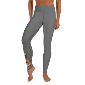 Grey Leggings with Pug