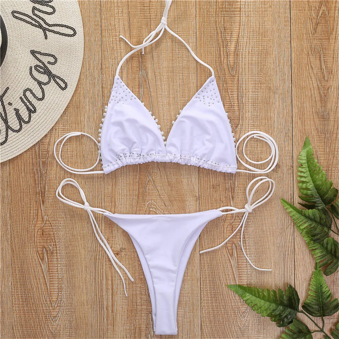 Halter Mini Bikini  Swimsuit