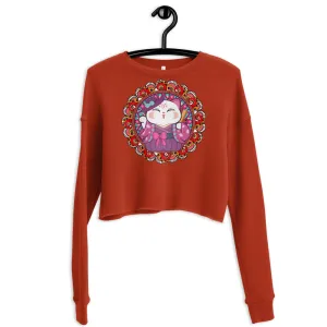 Hana Kitty Crop Sweatshirt