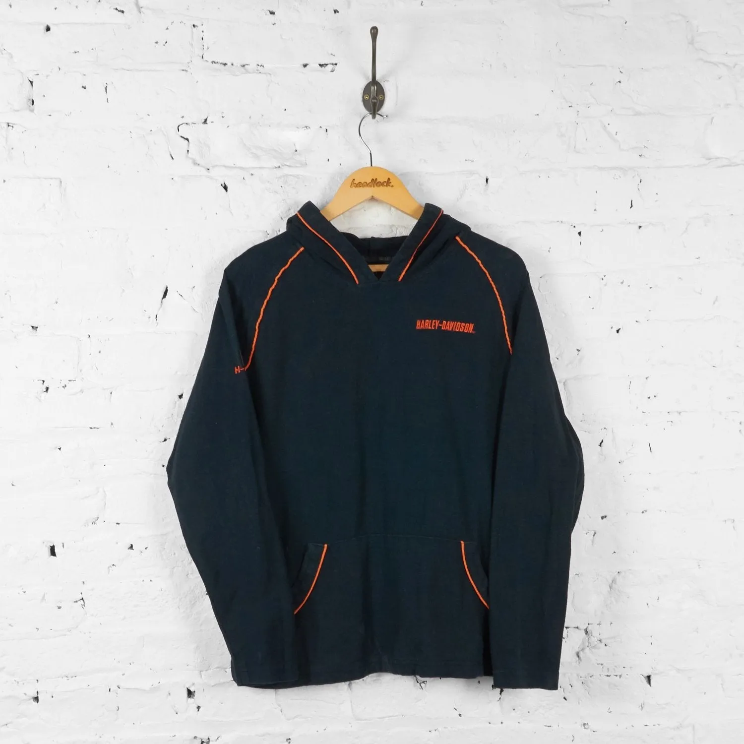 Harley Davidson Hoodie - Black - L