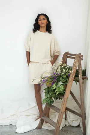 Helios Organic Cotton Felpe Sweatshirt in Undyed