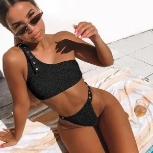 High Waist Cut Swimsuit