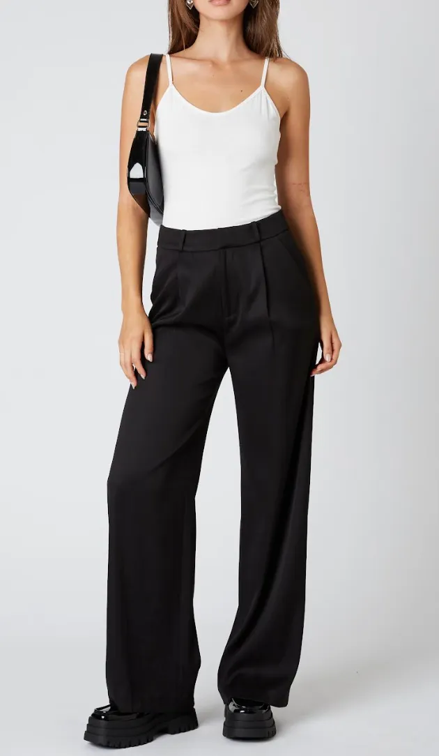 High Waist Pleated Trousers