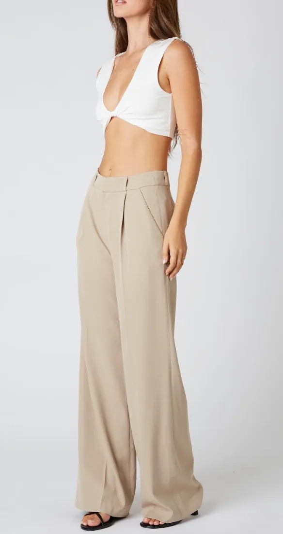 High Waist Pleated Trousers
