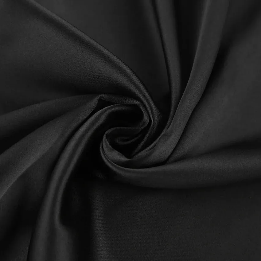 High Waist Satin Wide-Leg Trousers – Elegant Floor-Length Style