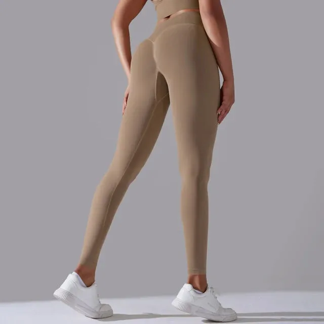 High Waist Seamless Scrunch Butt Yoga Leggings for Women