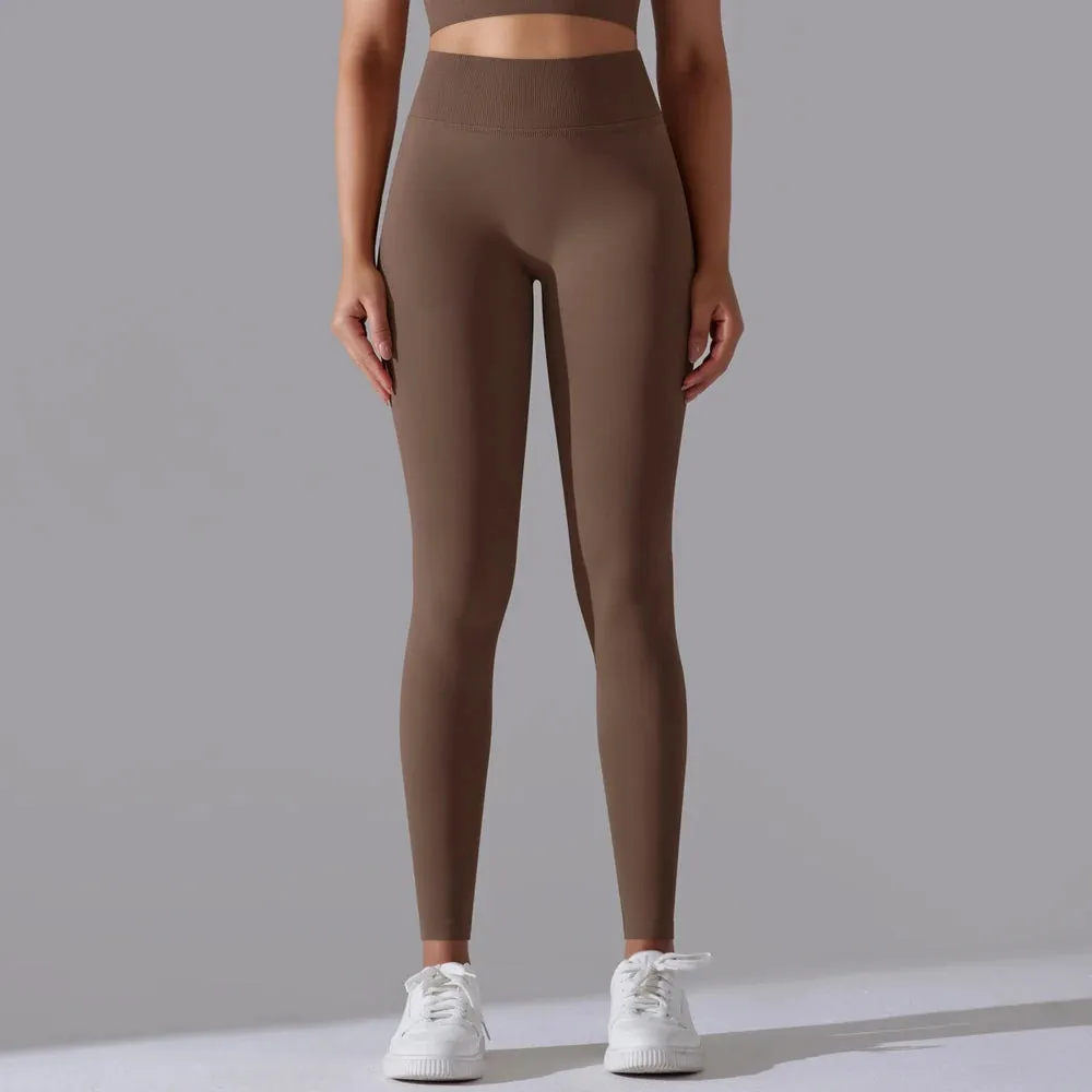 High Waist Seamless Scrunch Butt Yoga Leggings for Women