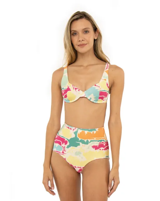 High Waist Taylor Vinca Bikini Bottom