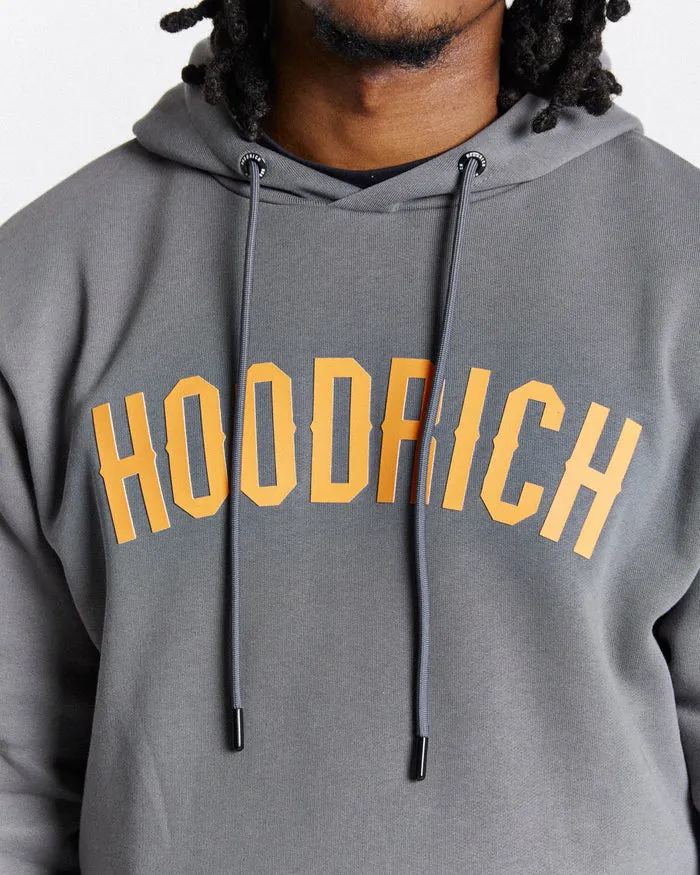 Hoodrich Caliber Hoodie Grey/Orange/White