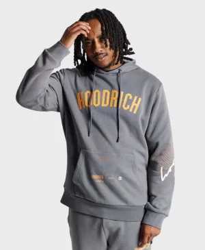 Hoodrich Caliber Hoodie Grey/Orange/White