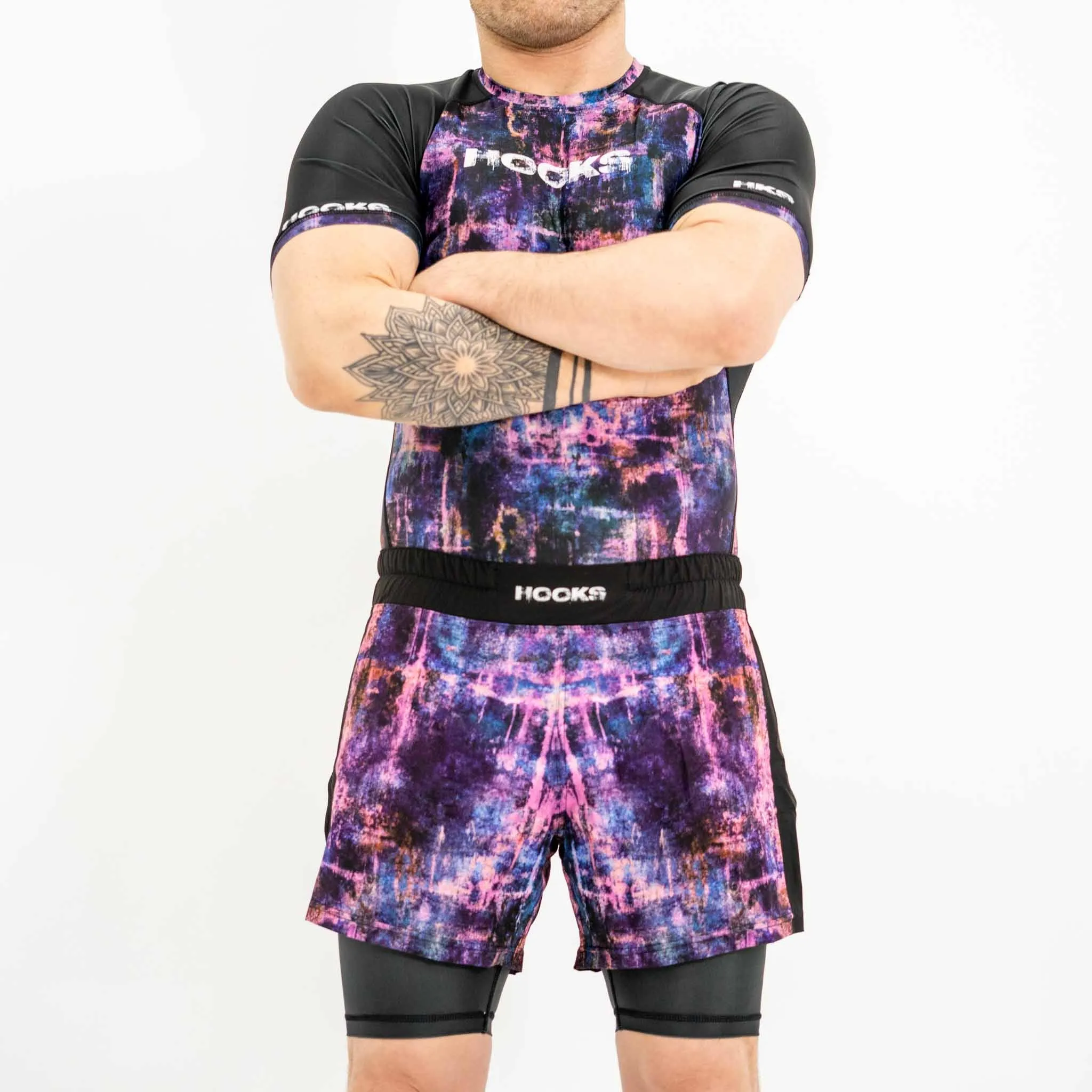 Hooks MMA Shorts - Grunge Fight Shorts