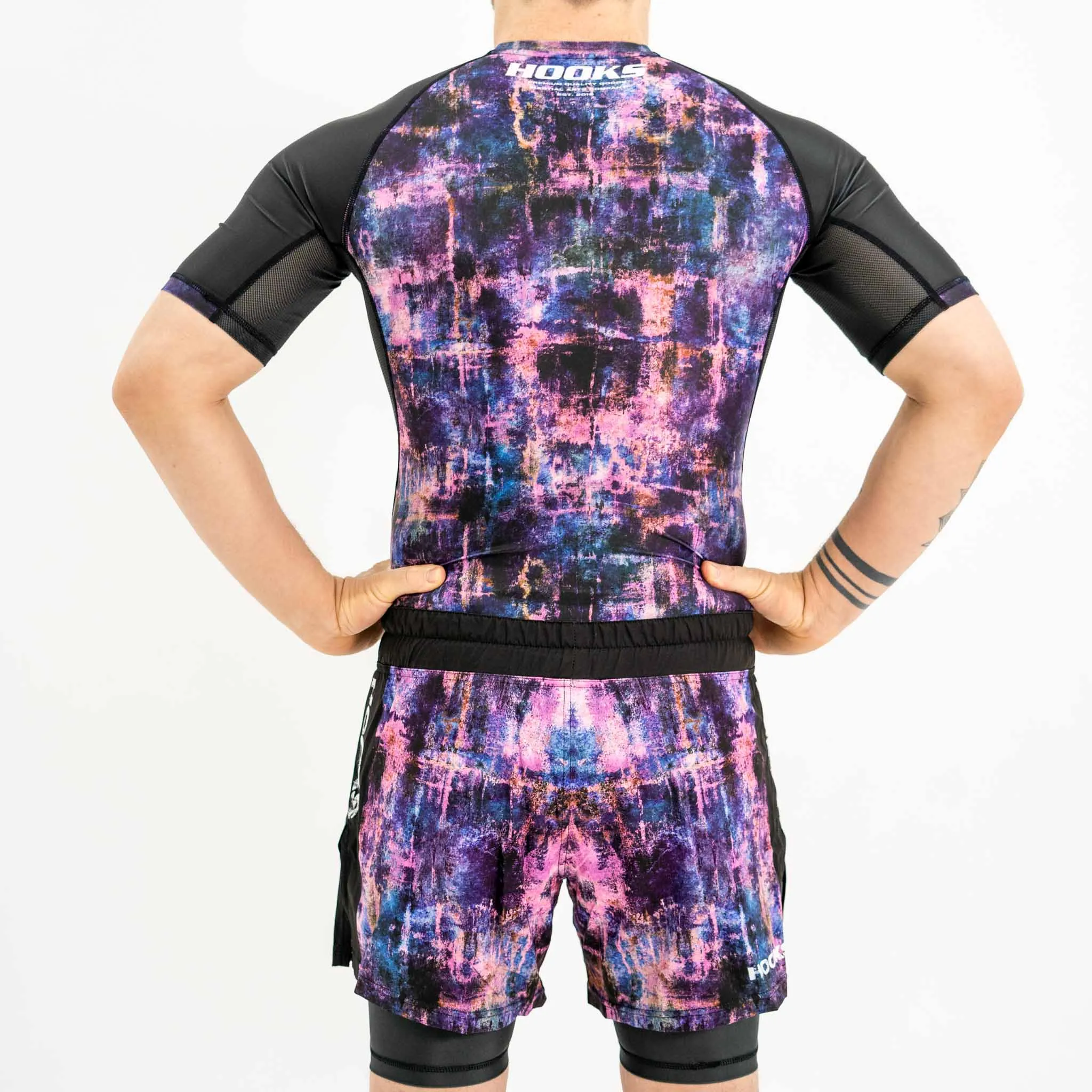 Hooks MMA Shorts - Grunge Fight Shorts