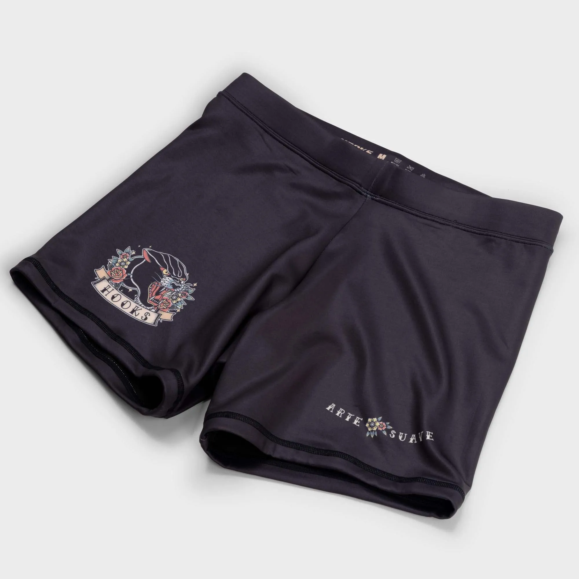 Hooks Vale Tudo Shorts - Pantera Negra