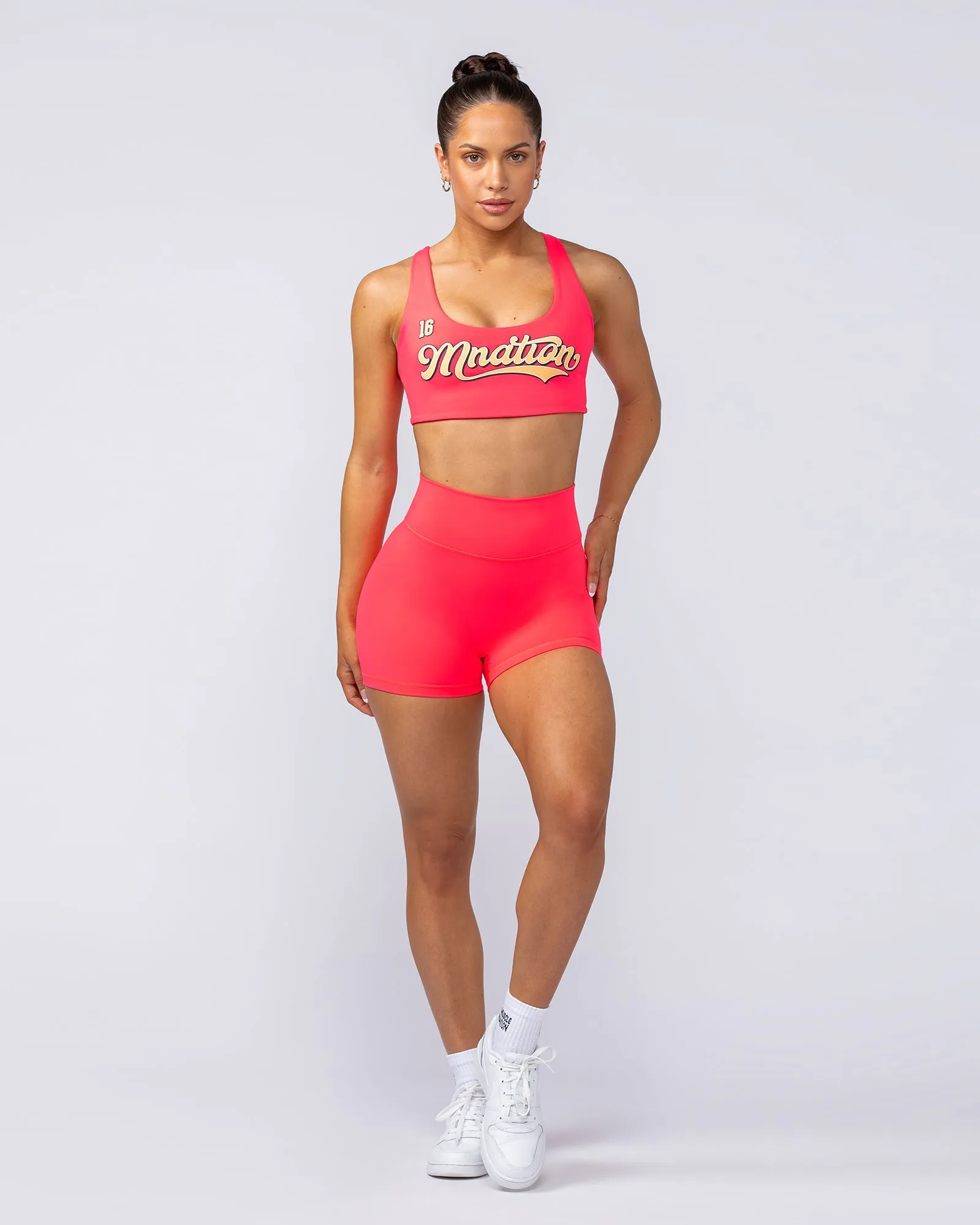 Instinct Scrunch Midway Shorts - Dragonfruit
