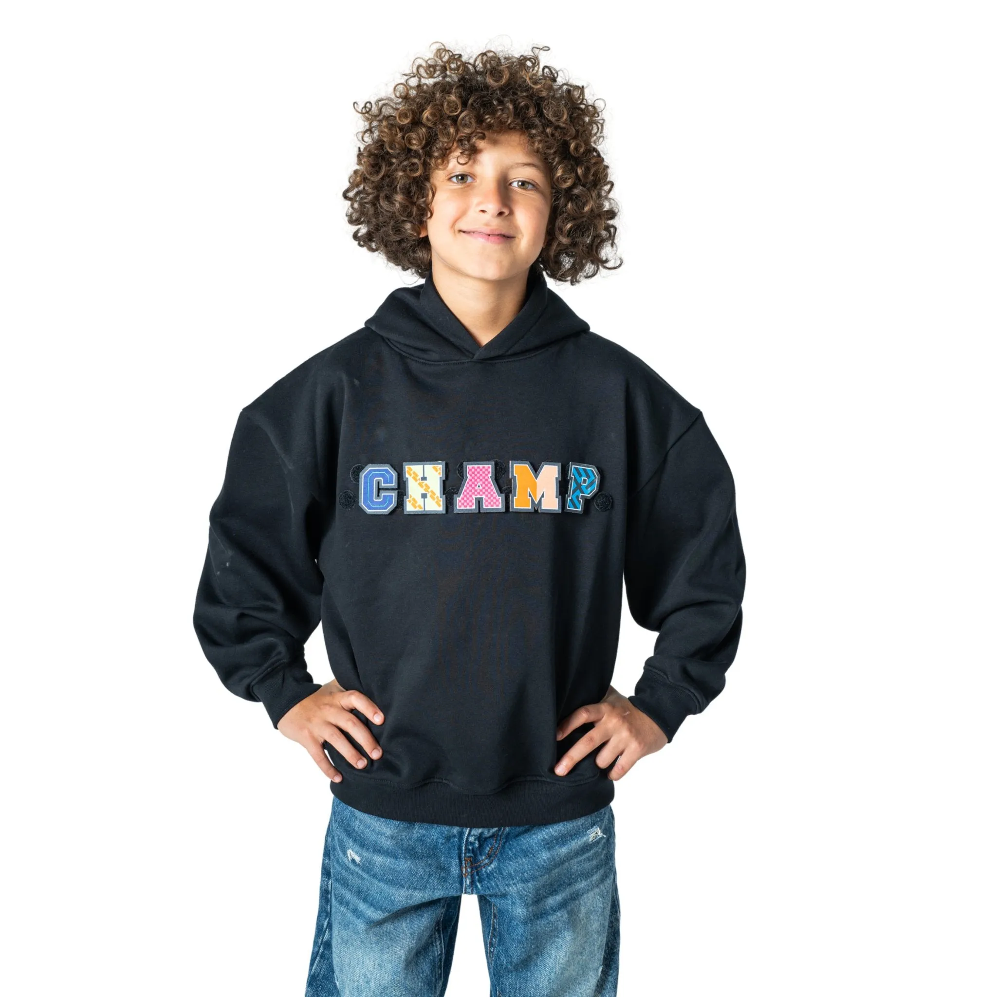 Interchangeable Velcro Patch Hoodie -- Unisex