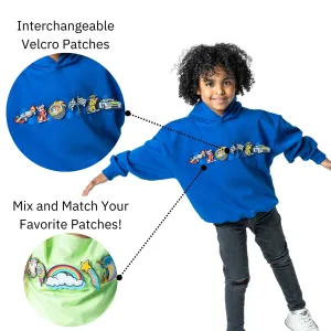 Interchangeable Velcro Patch Hoodie -- Unisex