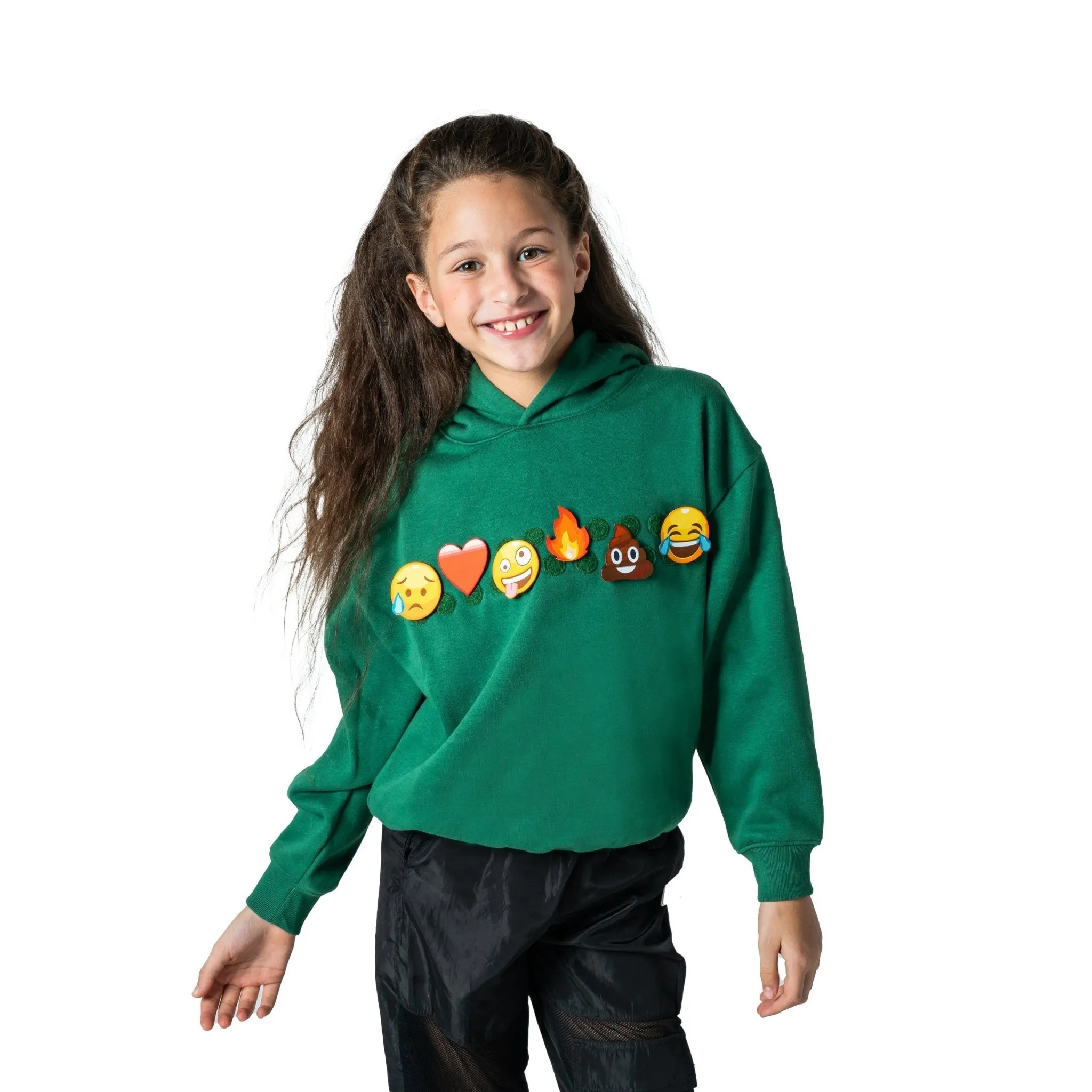 Interchangeable Velcro Patch Hoodie -- Unisex