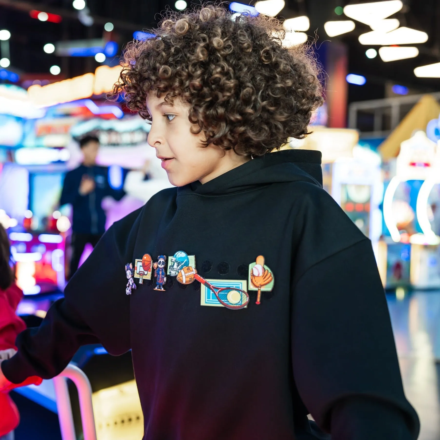 Interchangeable Velcro Patch Hoodie -- Unisex