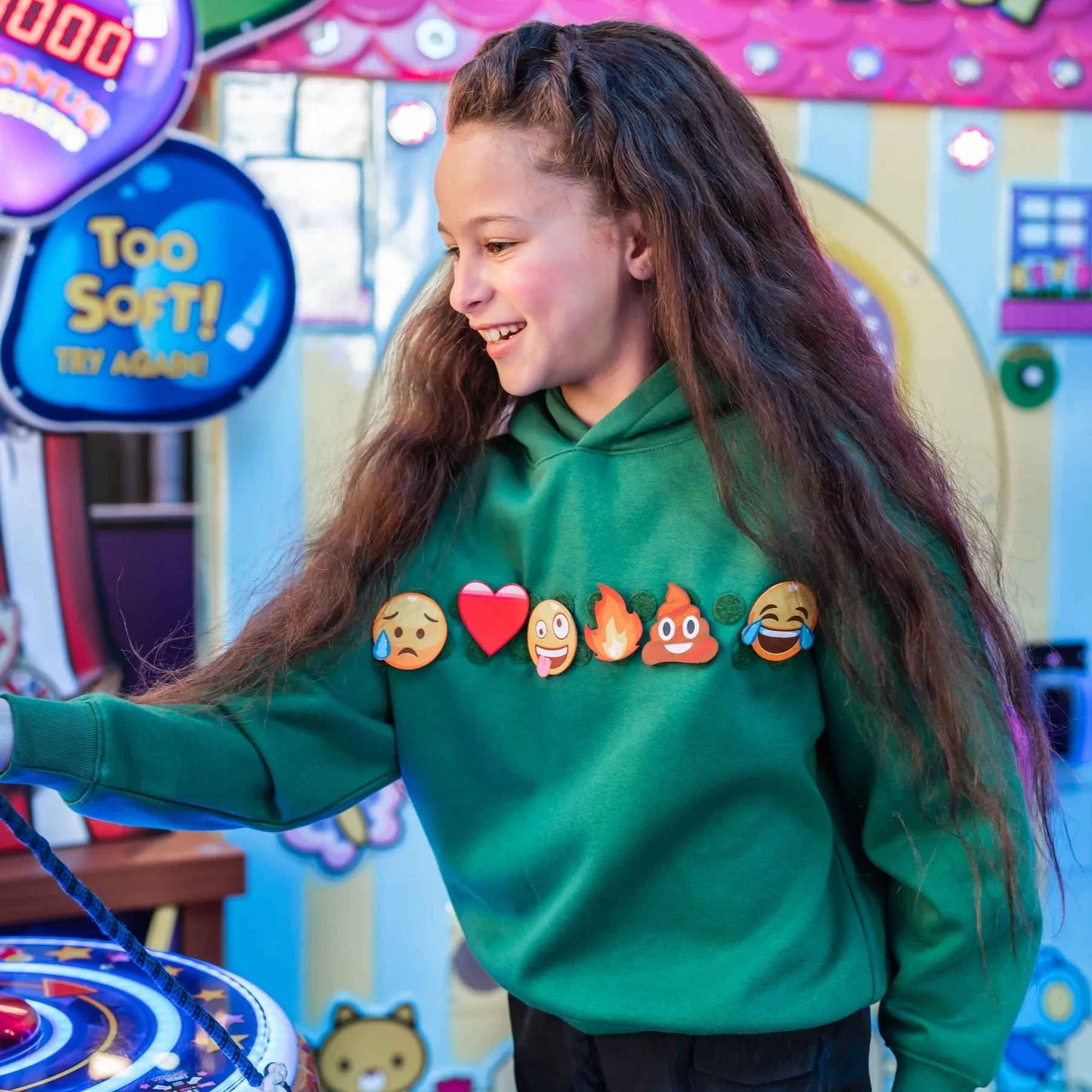 Interchangeable Velcro Patch Hoodie -- Unisex