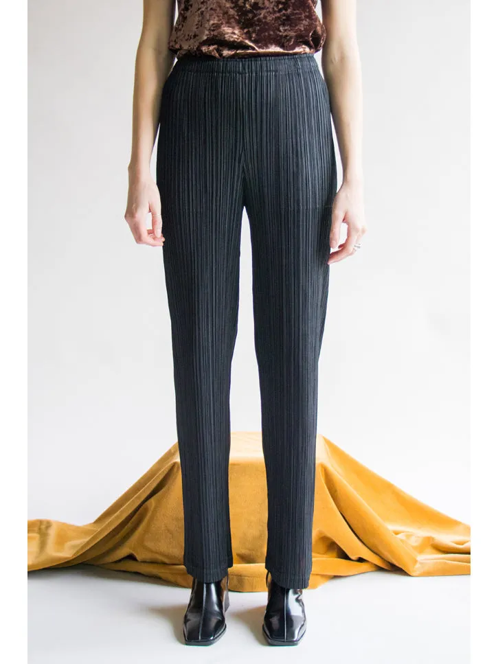 Issey Miyake Classic Straight Trouser, Black