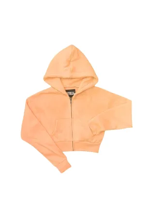 Katie J Dylan Crop Zip Sweatshirt
