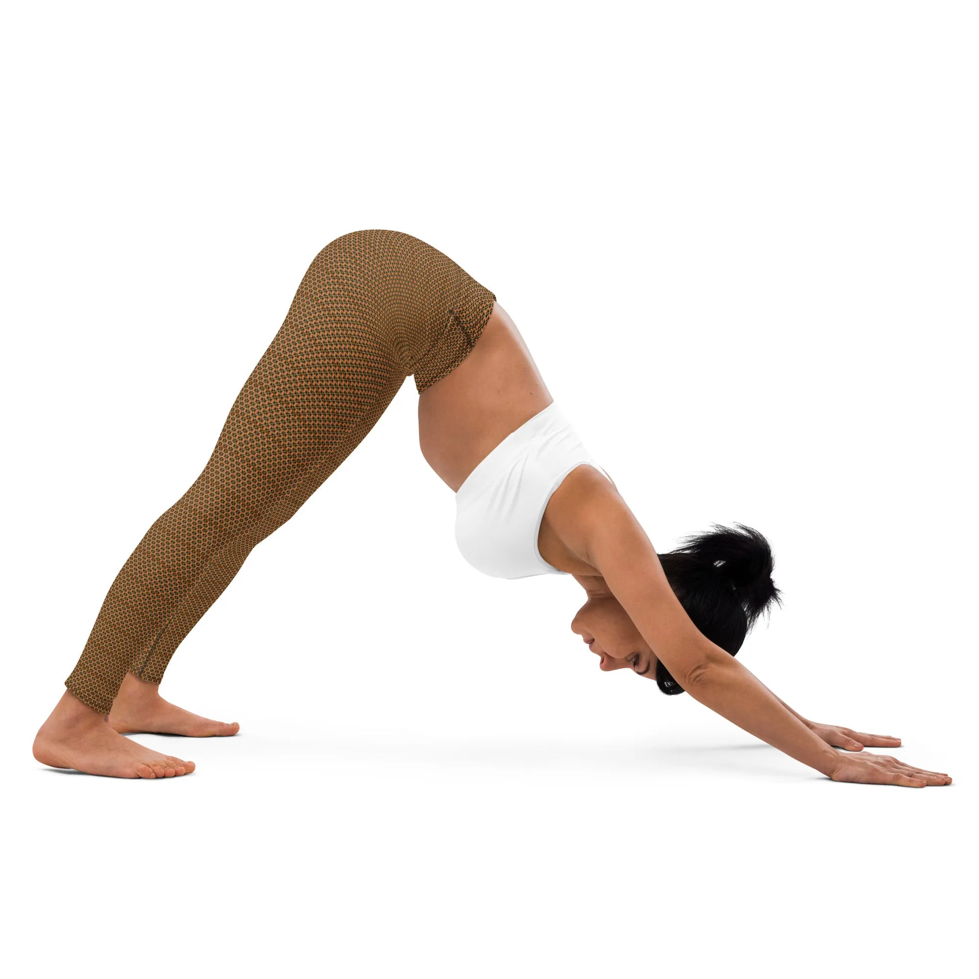 Kente (Black) Yoga Leggings