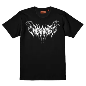 KERRANG! BLACK METAL LOGO TEE