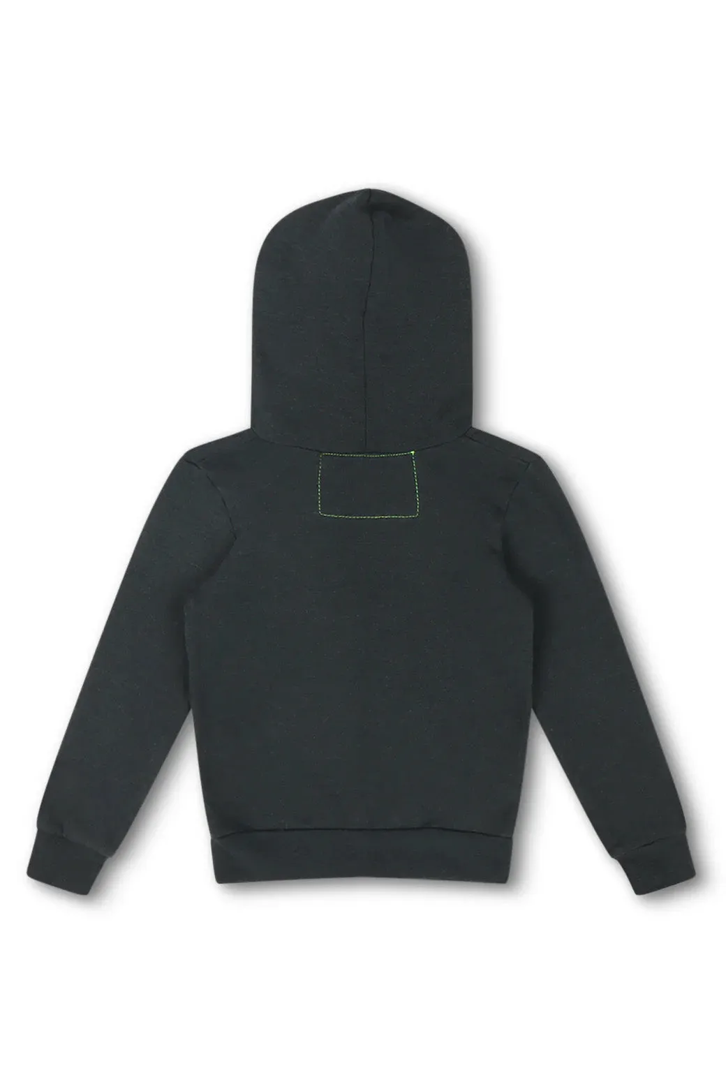 KID'S LOGO  PULLOVER HOODIE - CHARCOAL