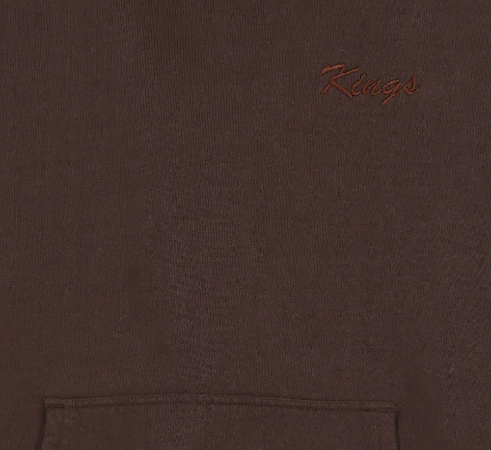 Kings Big Script Garment Washed Hoodie