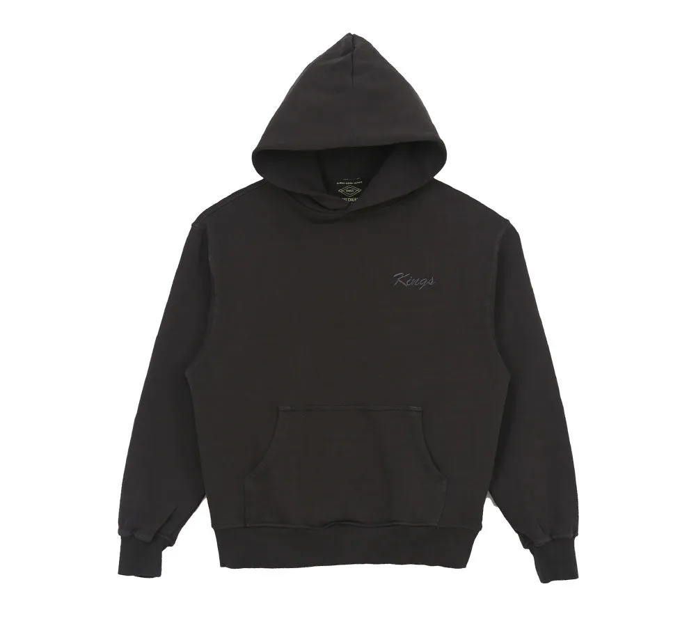 Kings Big Script Garment Washed Hoodie