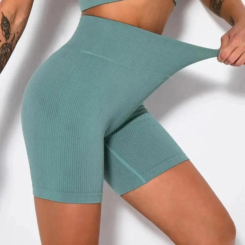 Knitted Push-Up Shorts