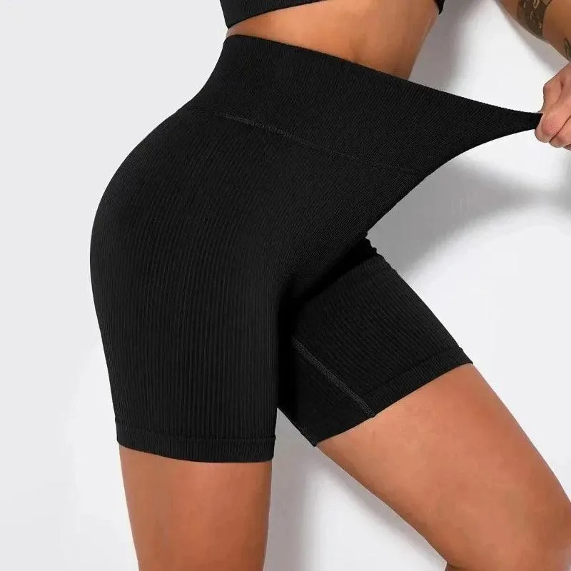 Knitted Push-Up Shorts