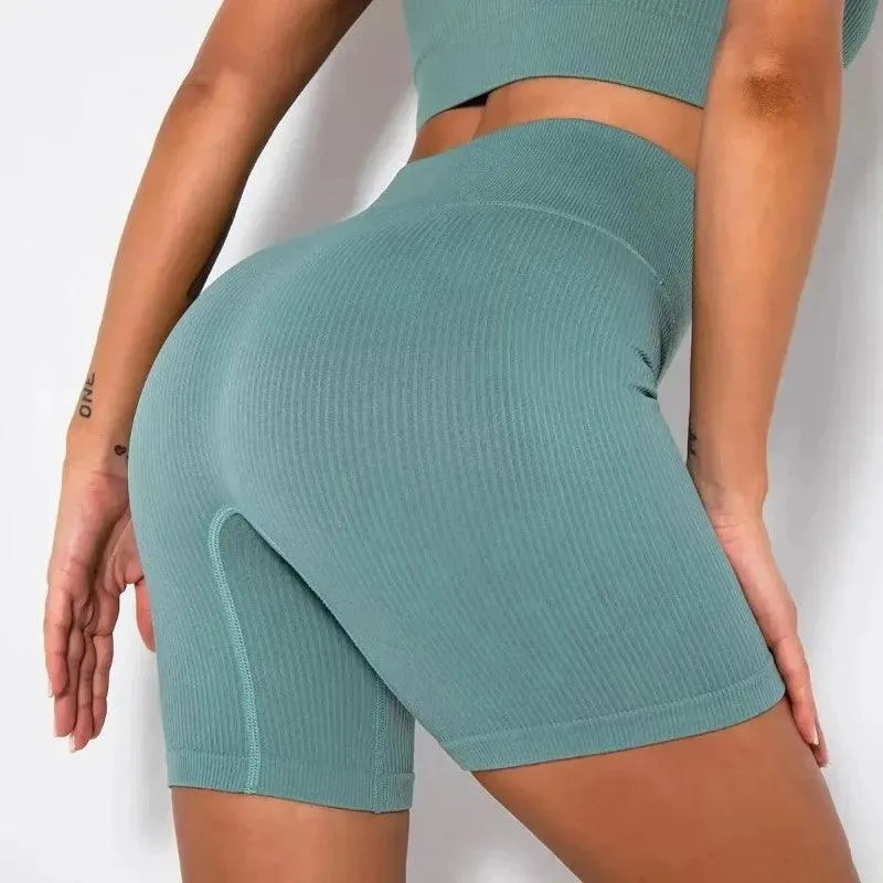 Knitted Push-Up Shorts
