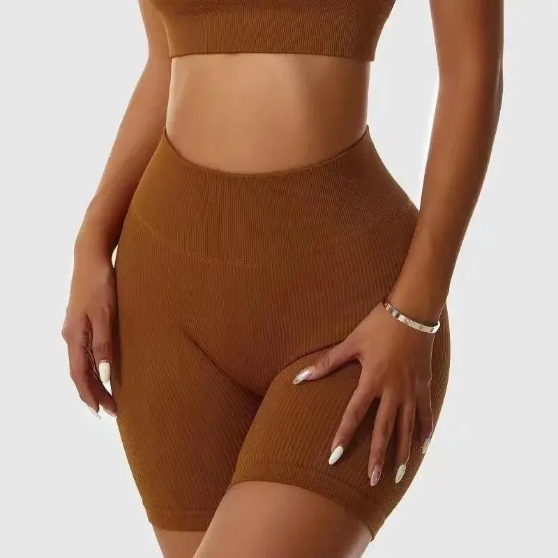 Knitted Push-Up Shorts