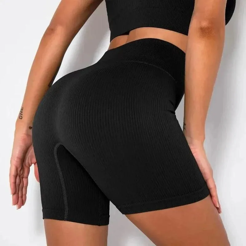 Knitted Push-Up Shorts