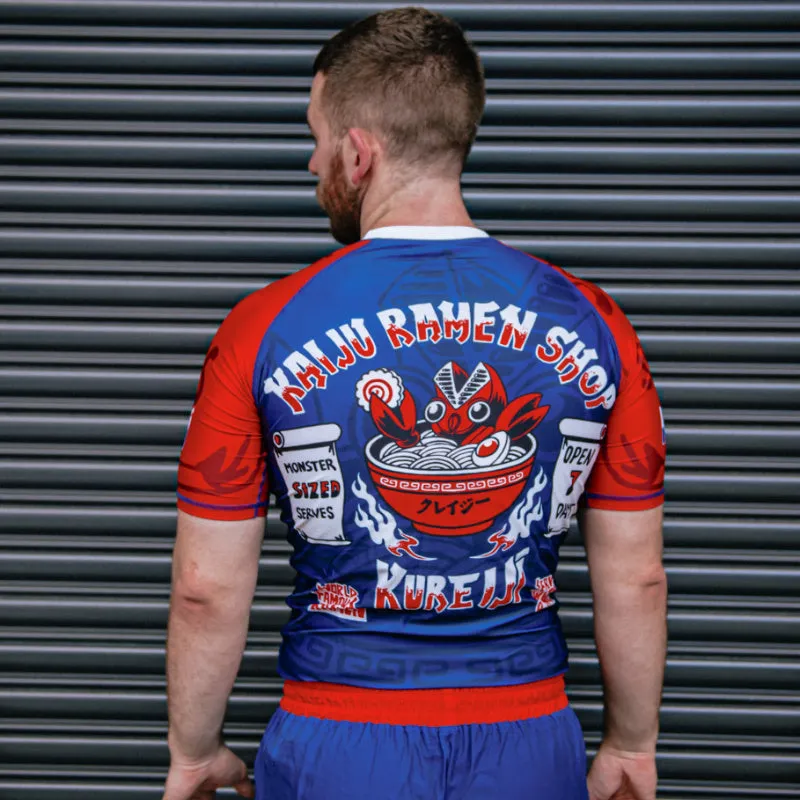 Kureiji Short Sleeve Rashguard - Kaiju Rooster Ramen