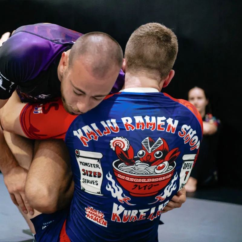 Kureiji Short Sleeve Rashguard - Kaiju Rooster Ramen