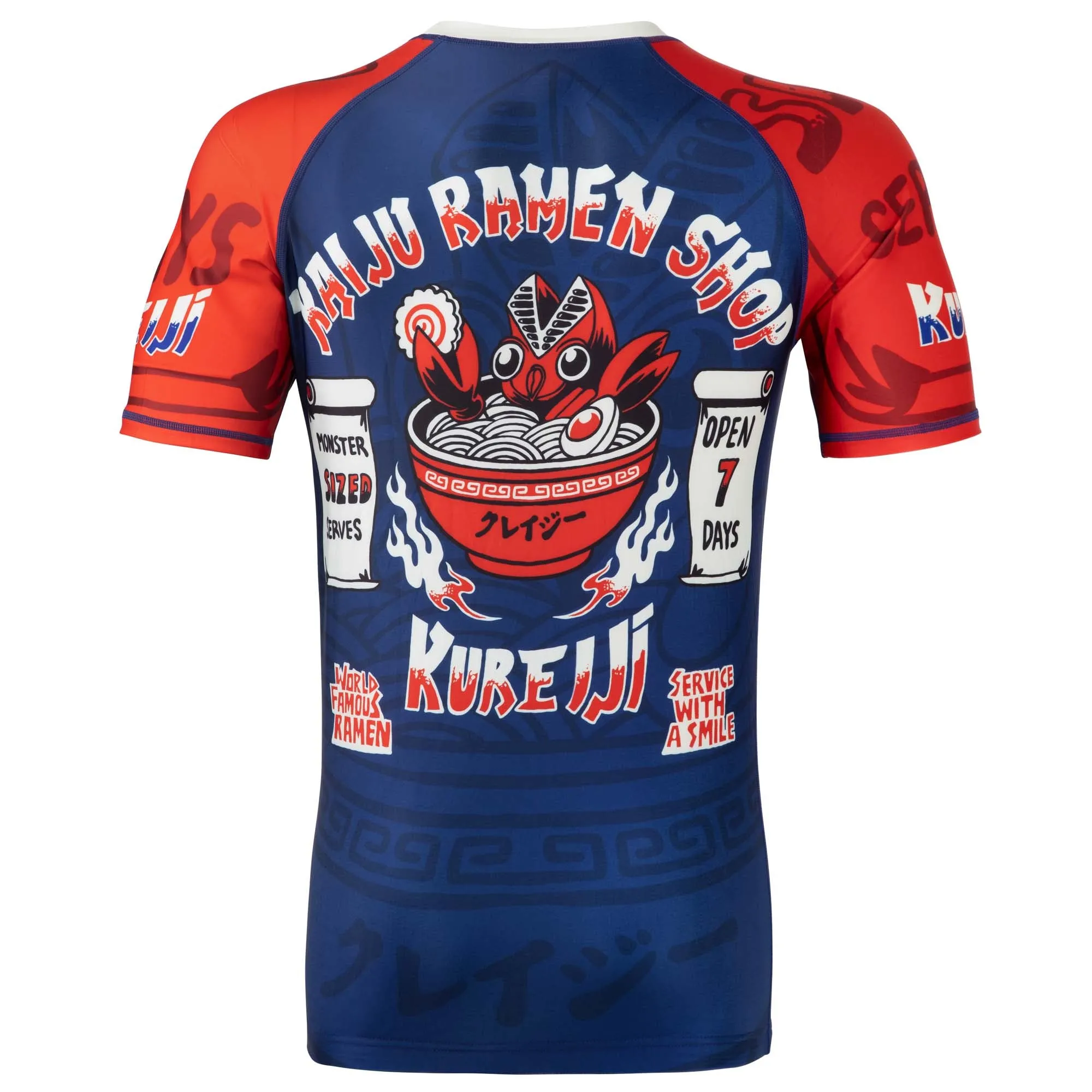 Kureiji Short Sleeve Rashguard - Kaiju Rooster Ramen