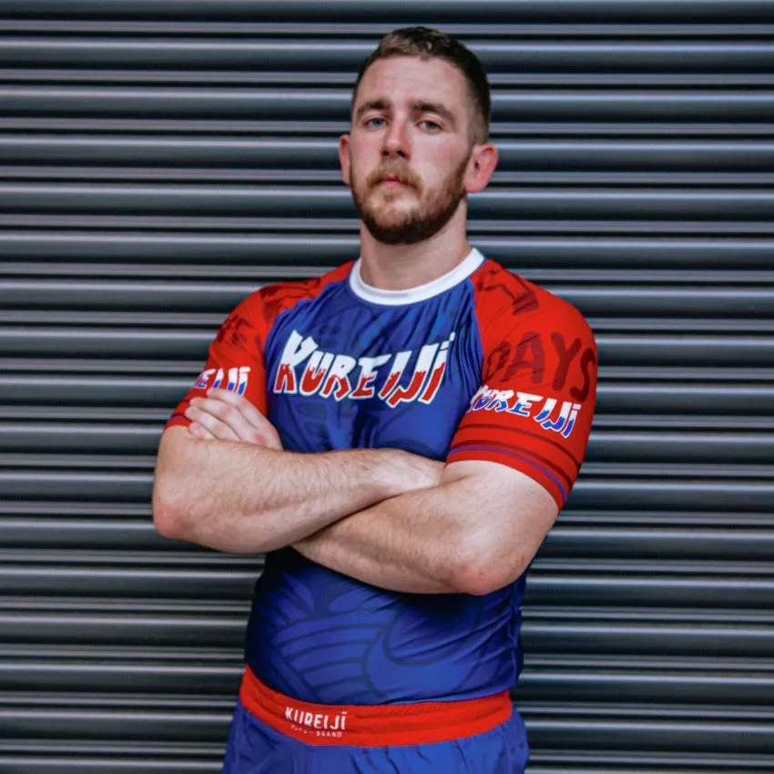 Kureiji Short Sleeve Rashguard - Kaiju Rooster Ramen