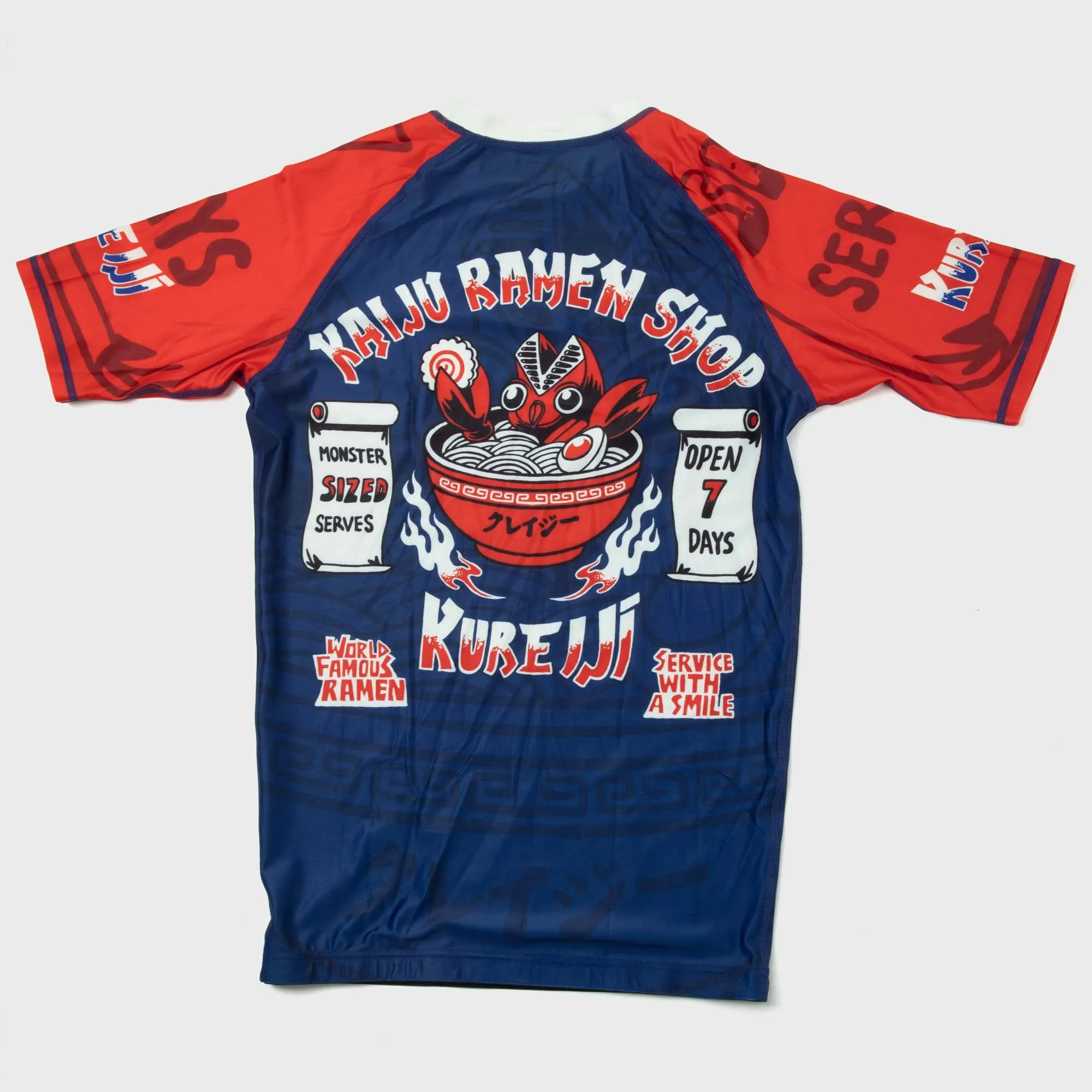 Kureiji Short Sleeve Rashguard - Kaiju Rooster Ramen