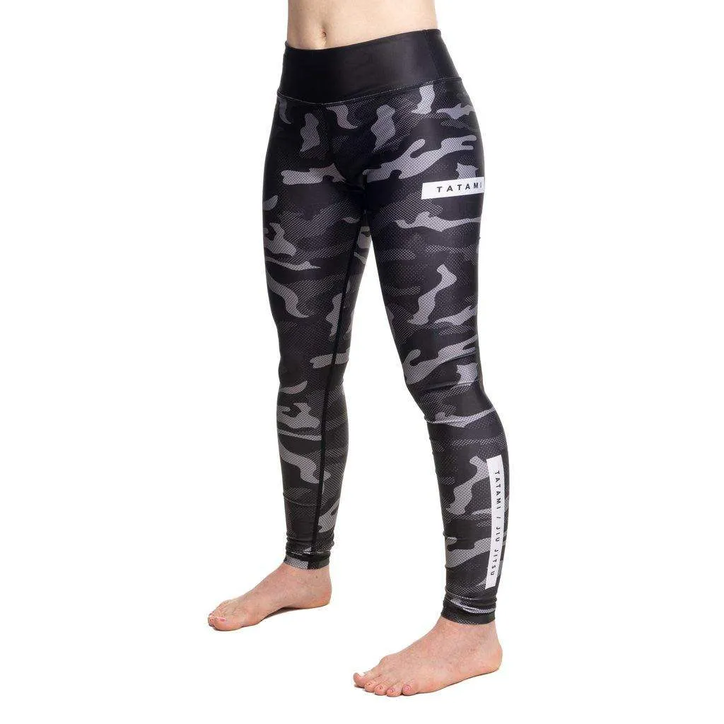 Ladies Rival Black & Camo Grappling Spats