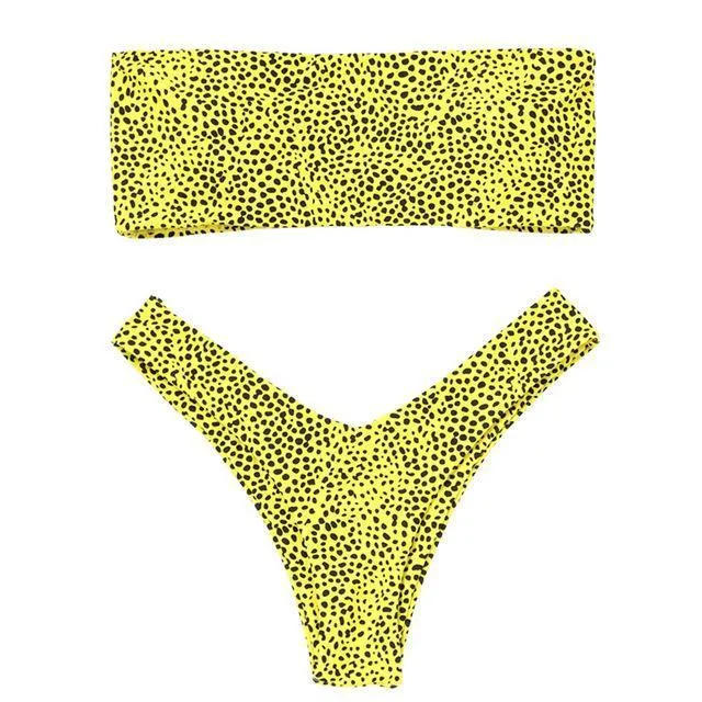 Leopard Bikinis Set