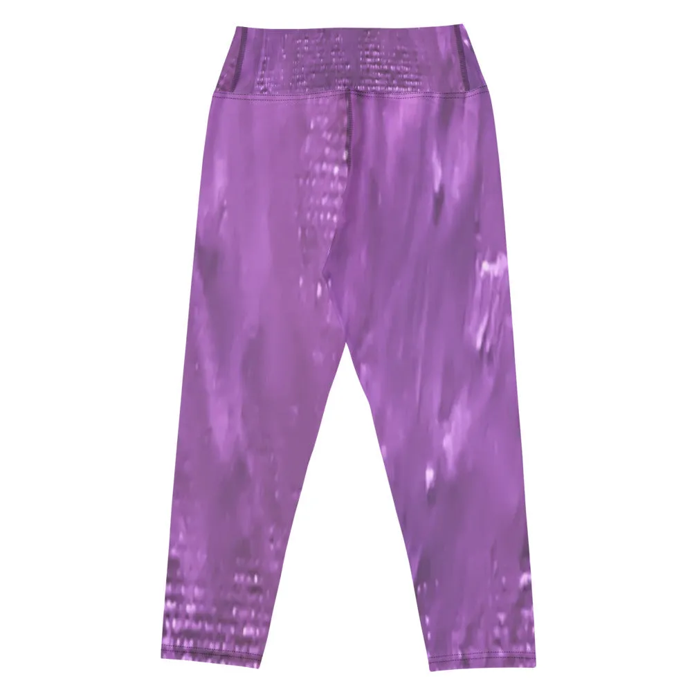 Lilac Yoga Capri Leggings