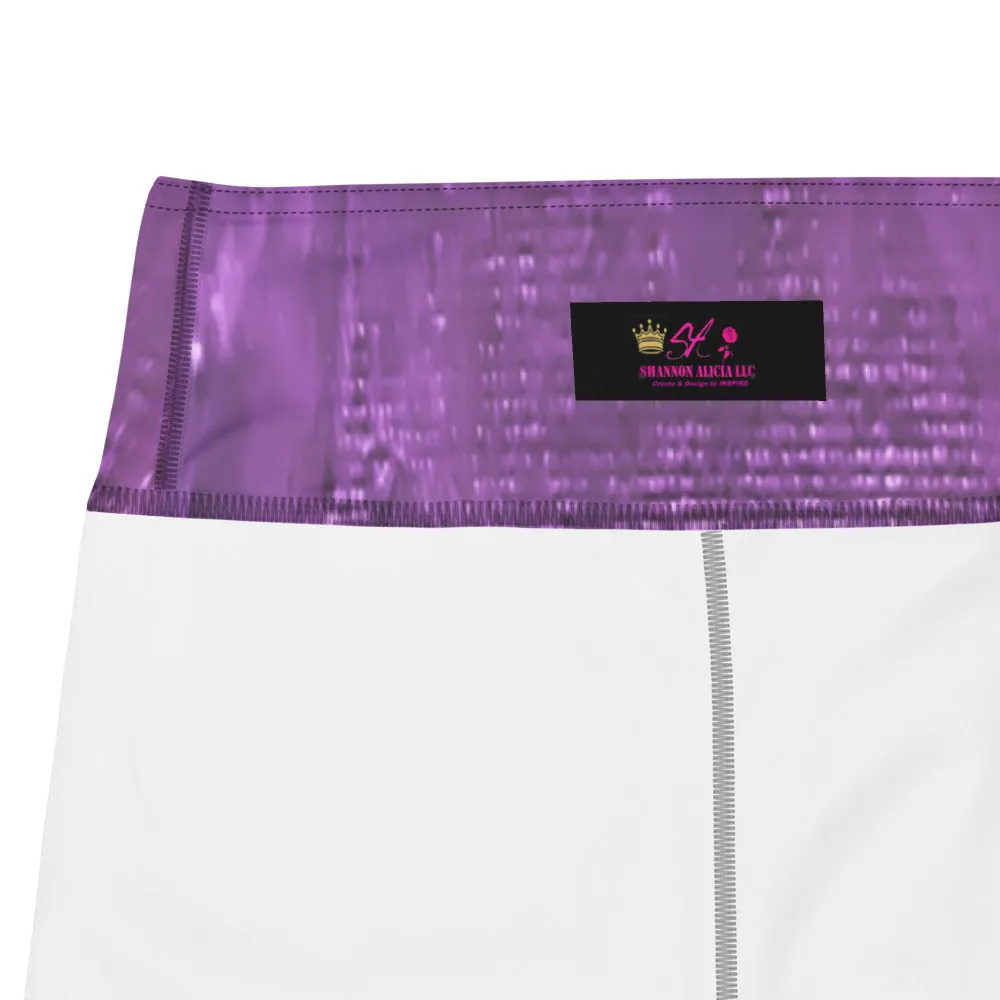 Lilac Yoga Capri Leggings