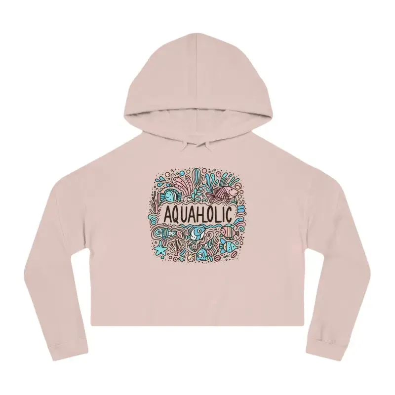 Live the Beach Vibe in our Cropped Hooded Sweatshirt